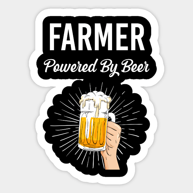 Beer Farmer Sticker by Hanh Tay